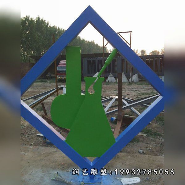 不锈钢剪纸景观雕塑