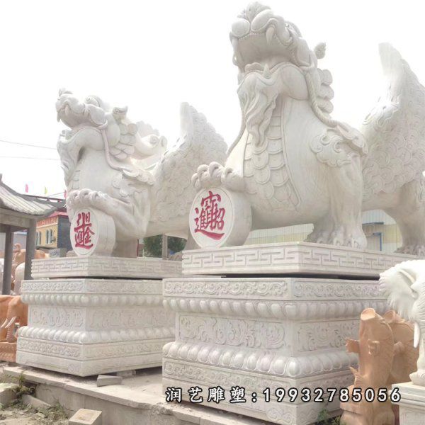 大理石貔貅工厂雕塑