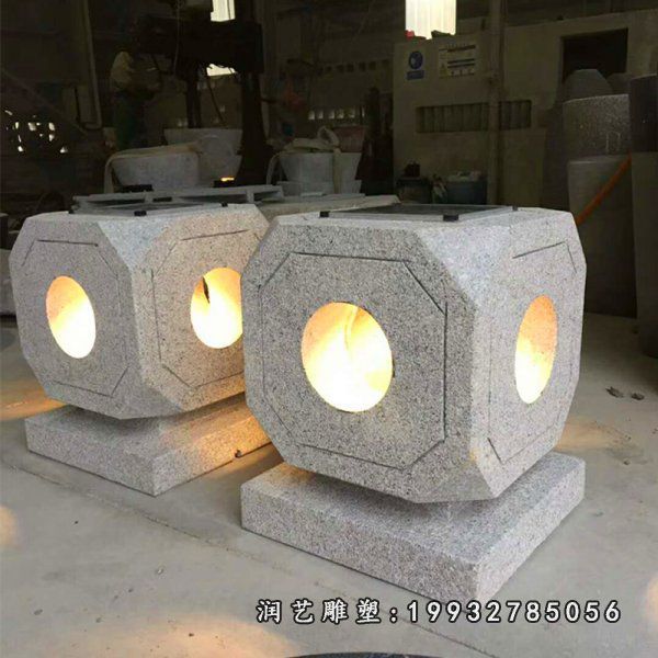 街道景观石灯雕塑