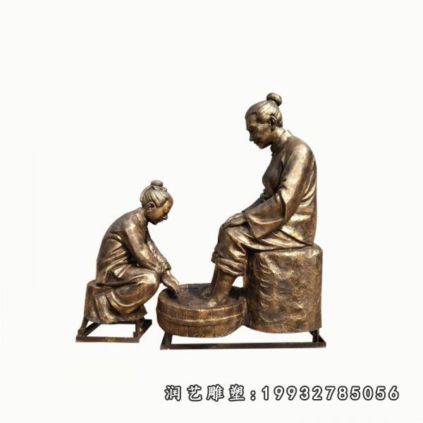 小区典故人物铜雕