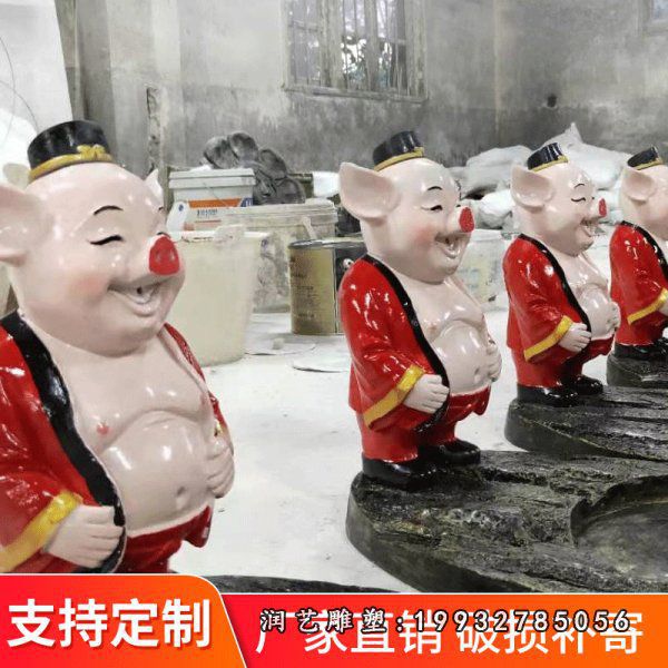 小区玻璃钢西游记雕塑