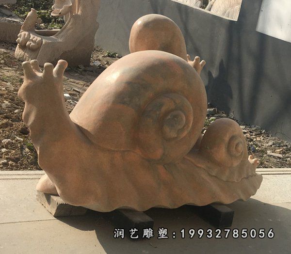 公司蜗牛动物石雕