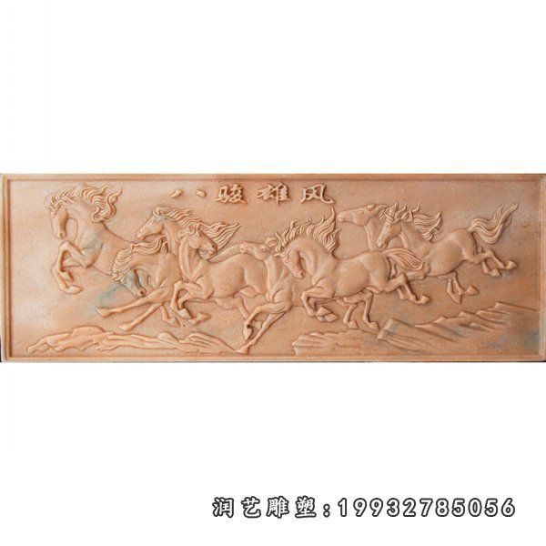 企业景观壁画石雕