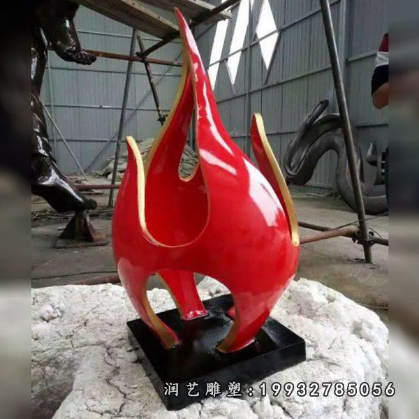 广场不锈钢火龙果景观雕塑