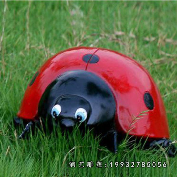 不锈钢瓢虫雕塑