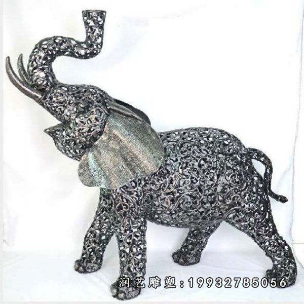 不锈钢大象雕塑
