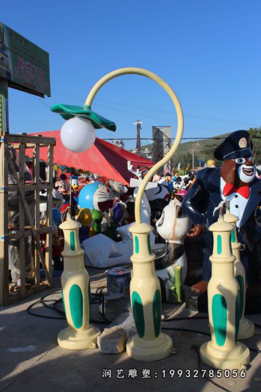 玻璃钢户外灯景观雕塑