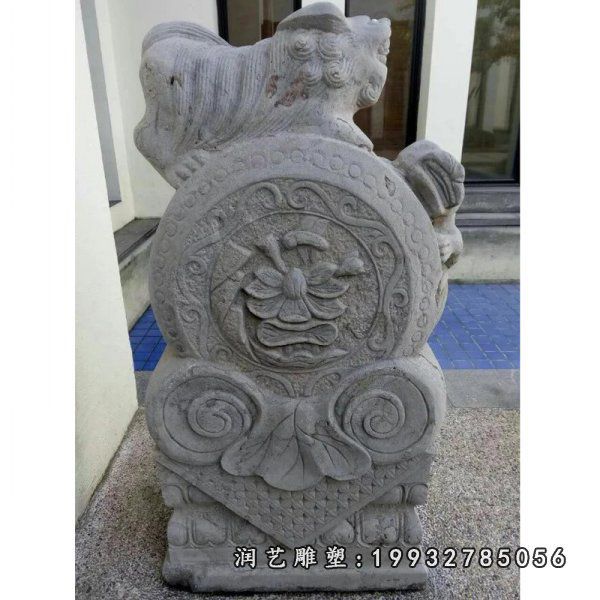大理石庭院抱鼓石雕塑