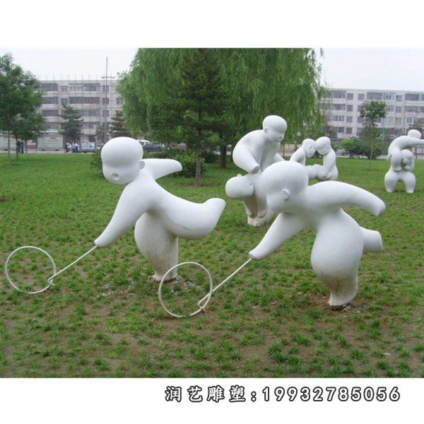 大理石儿童雕塑