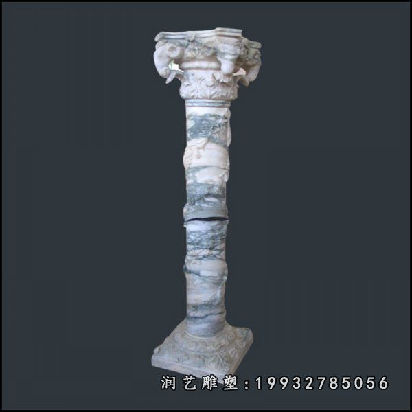 大理石罗马柱雕塑