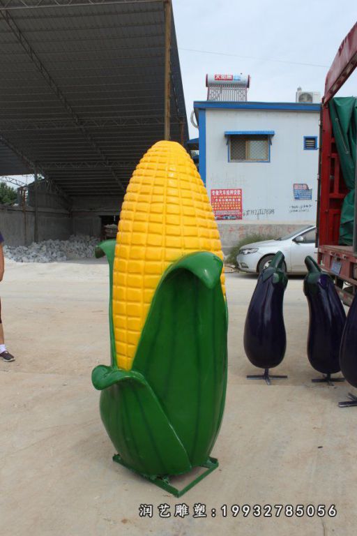 玻璃钢玉米雕塑