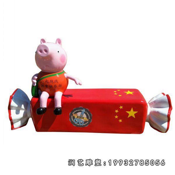 玻璃钢糖果景观雕塑
