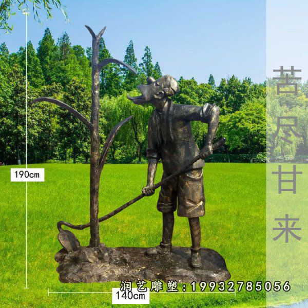 铜雕典故人物公园雕塑