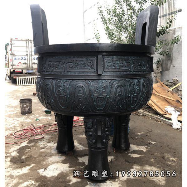 铜雕园林鼎雕塑