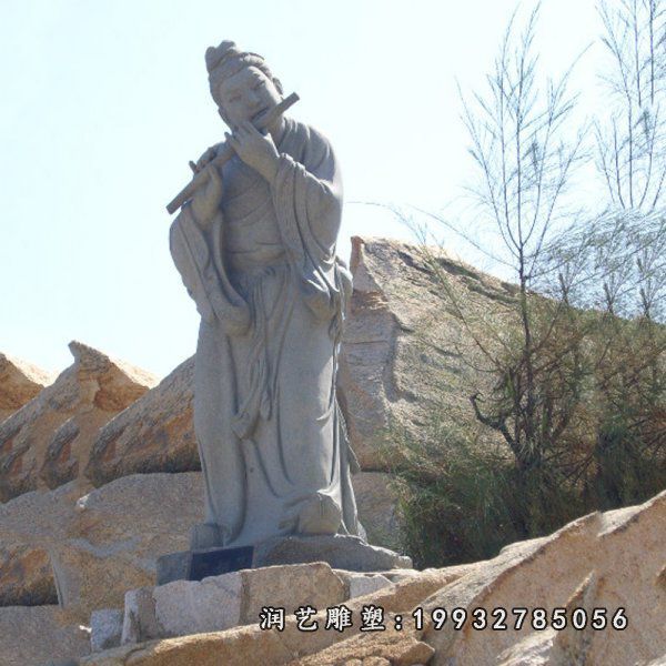 公园大理石八仙人物雕塑