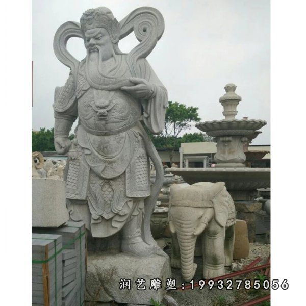 大理石广场关公雕塑