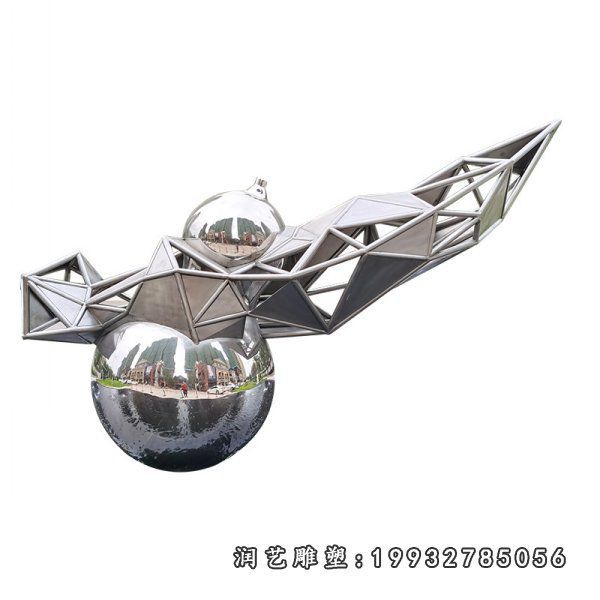 不锈钢景观葫芦雕塑