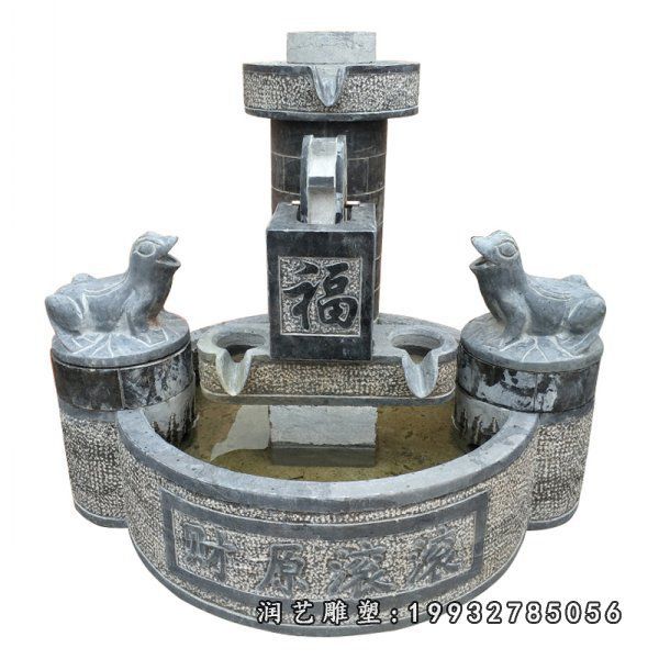 大理石水池公园雕塑