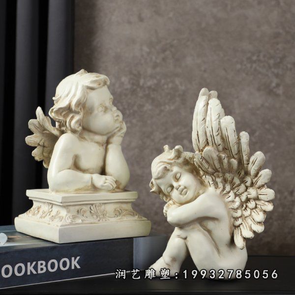公园大理石天使雕塑