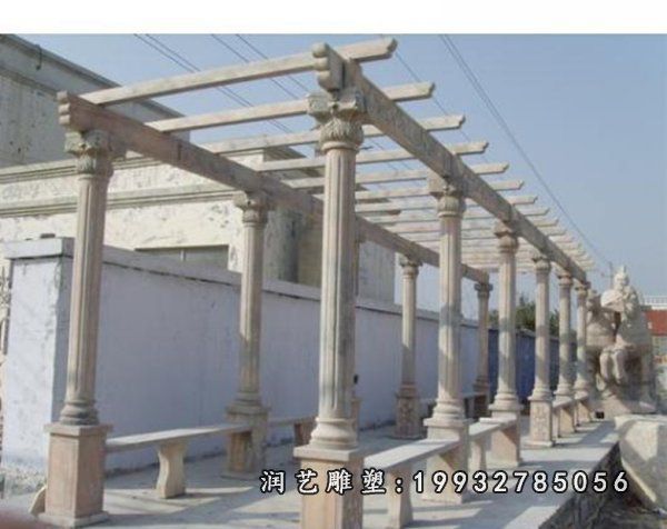 校园大理石长廊雕塑