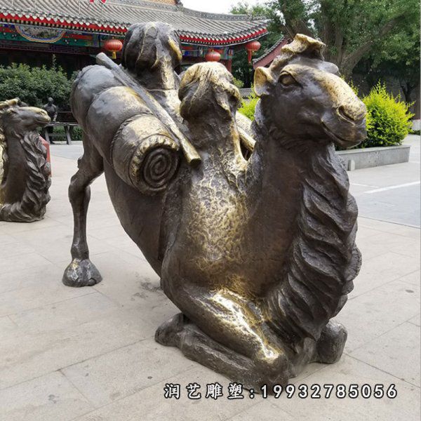 铜雕骆驼雕塑