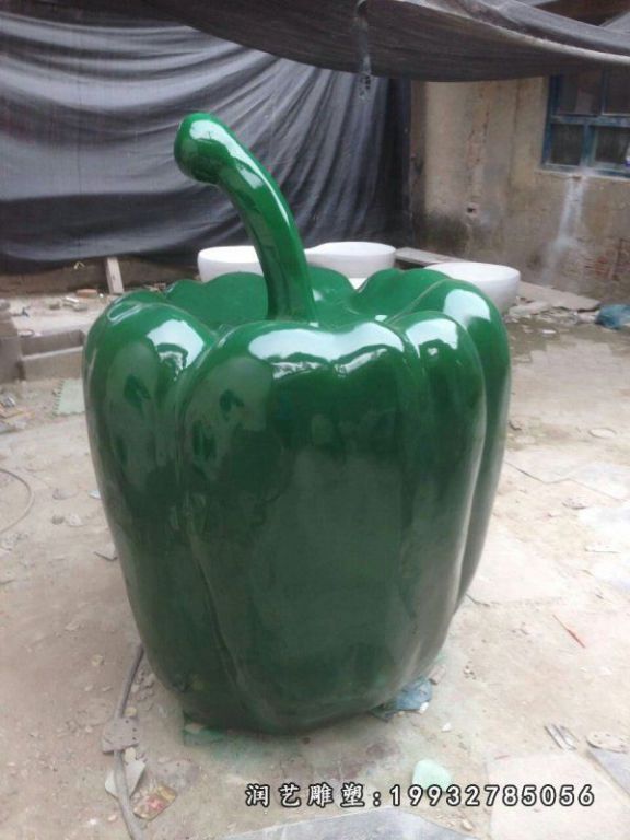 仿真玻璃钢青椒雕塑