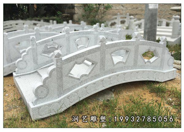 大理石校园拱桥雕塑