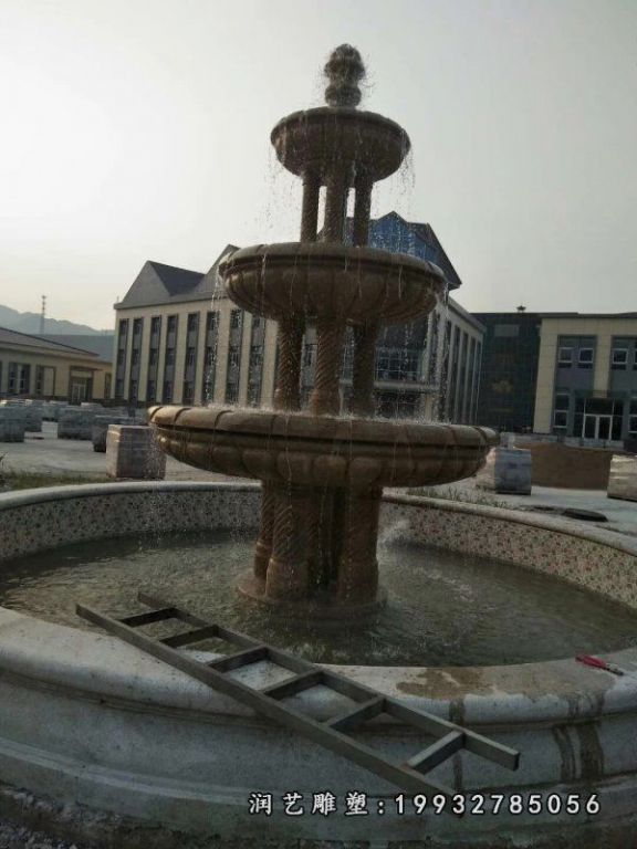 公园铜雕喷泉雕塑