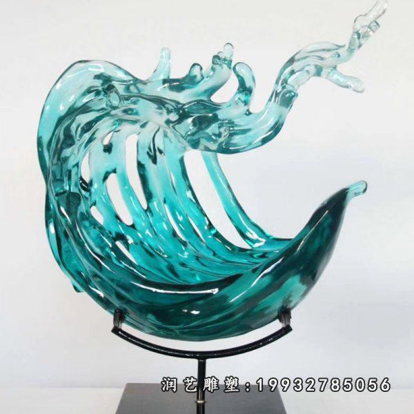 不锈钢企业水花景观雕塑