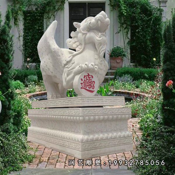 大理石商场貔貅雕塑