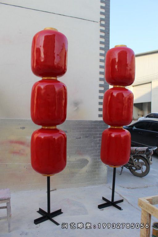 玻璃钢街道灯雕塑