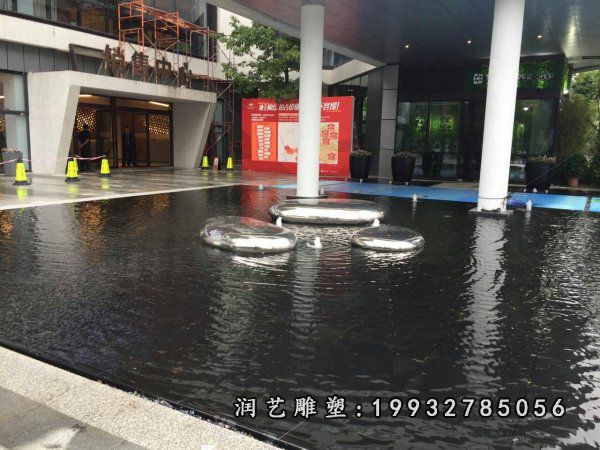 户外不锈钢景观石雕塑