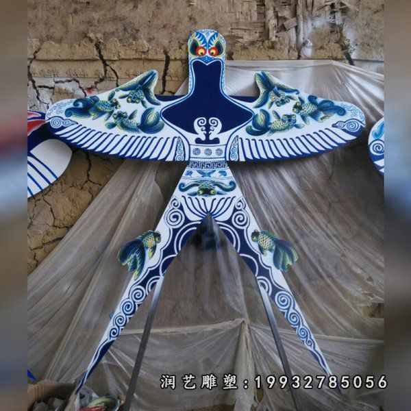 不锈钢风筝景观雕塑