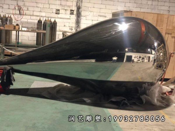 城市不锈钢水滴雕塑