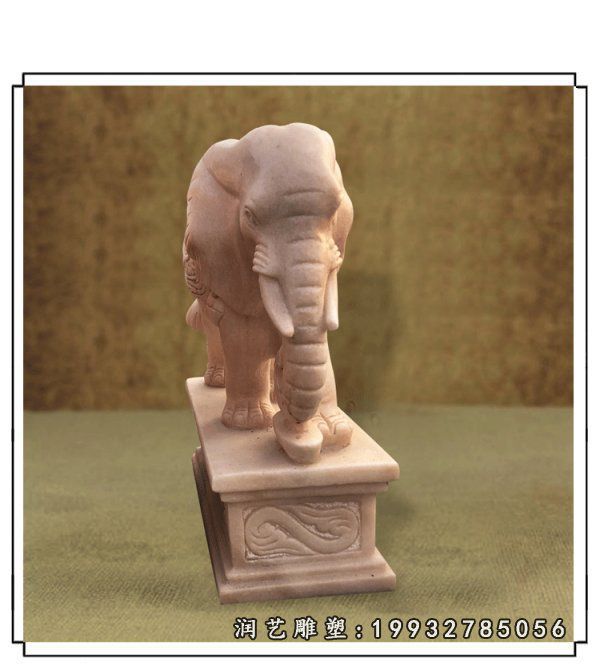 草坪大象动物石雕