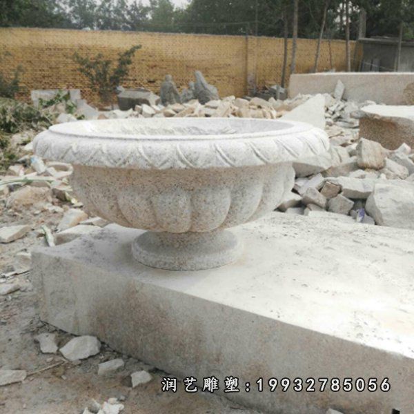 庭院花盆景观石雕