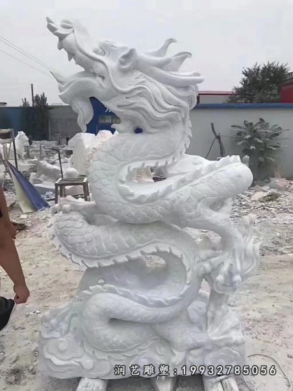 商场龙动物石雕