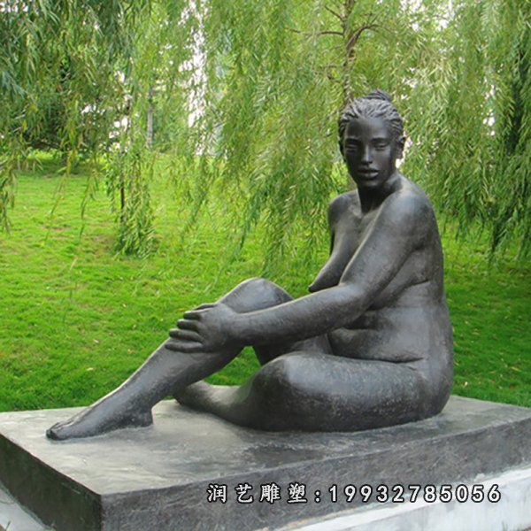庭院抽象人物铜雕