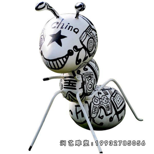 游乐场玻璃钢蚂蚁雕塑