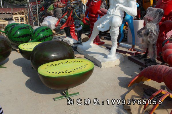 学校玻璃钢水果雕塑