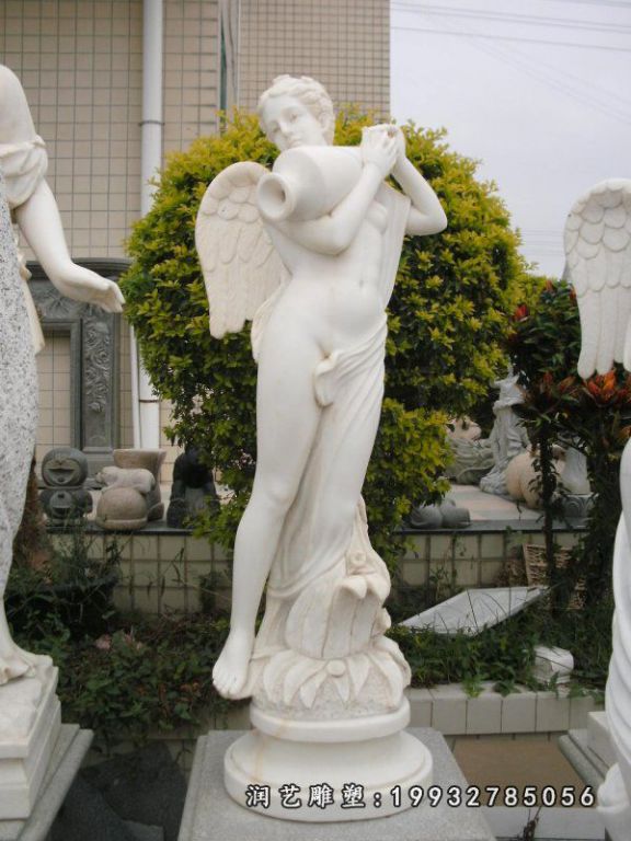 城市天使人物石雕