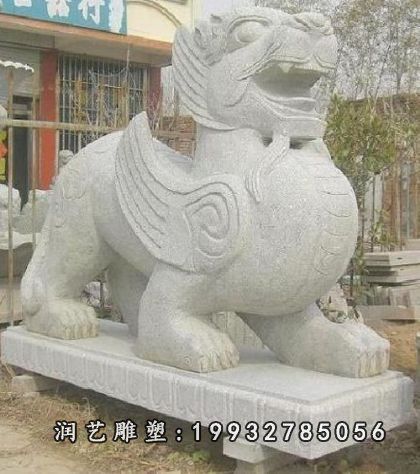 商场貔貅动物石雕