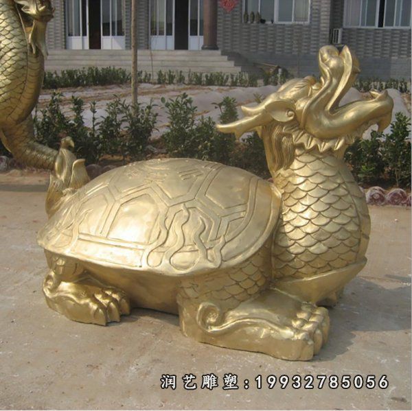 酒店动物龙龟铜雕