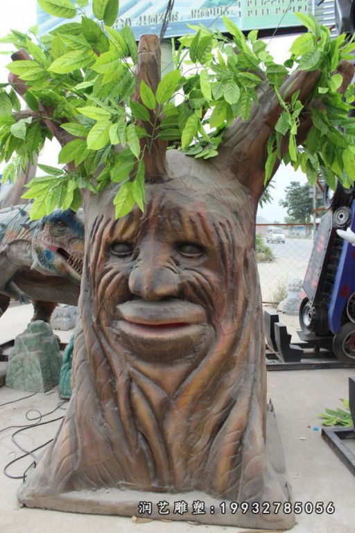 小区玻璃钢树景观雕塑