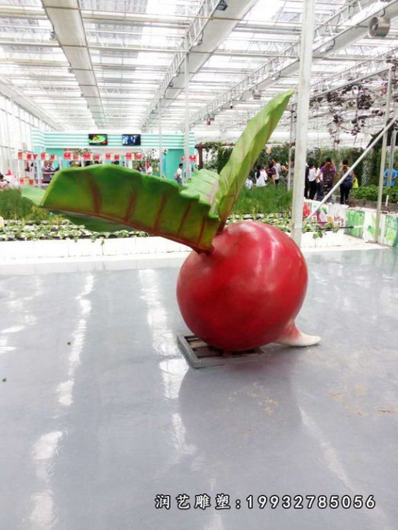 校园玻璃钢萝卜雕塑