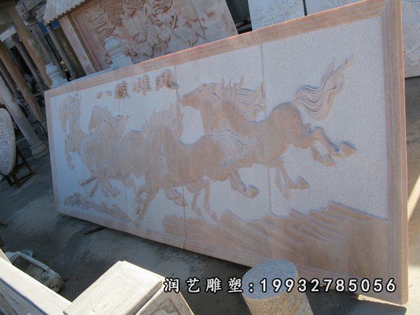 庭院石浮雕景观雕塑