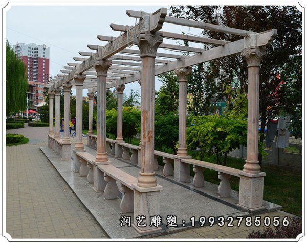 广场景观长廊石雕