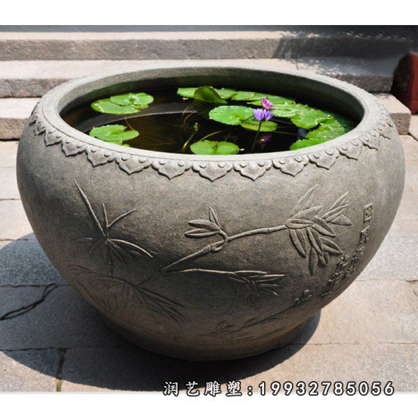 游乐场鱼缸景观石雕