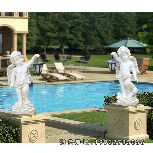 广场人物儿童石雕