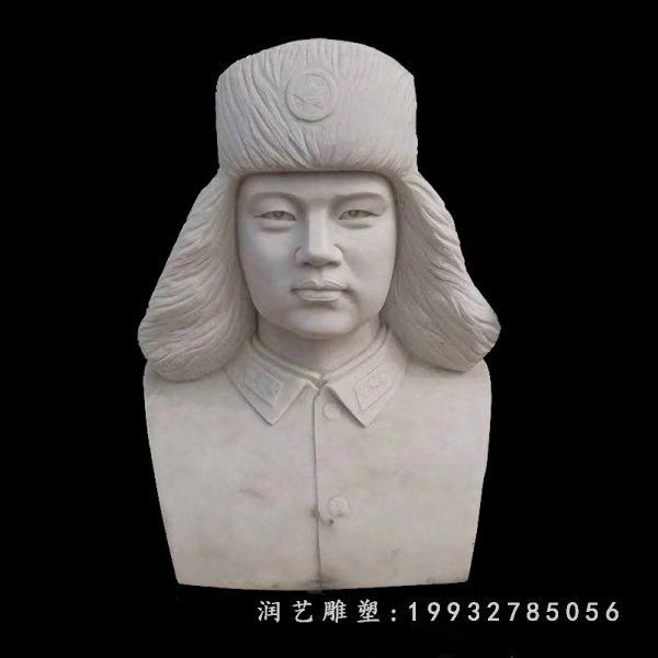 广场人物雷锋石雕